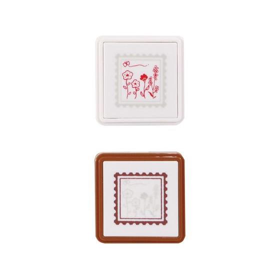 クツワ（KUTSUWA） ハンココ お花切手 DE013K スタンプタイプ