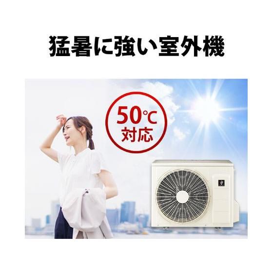 シャープ【配送のみ・工事なし】6畳向け 自動お掃除付き 冷暖房