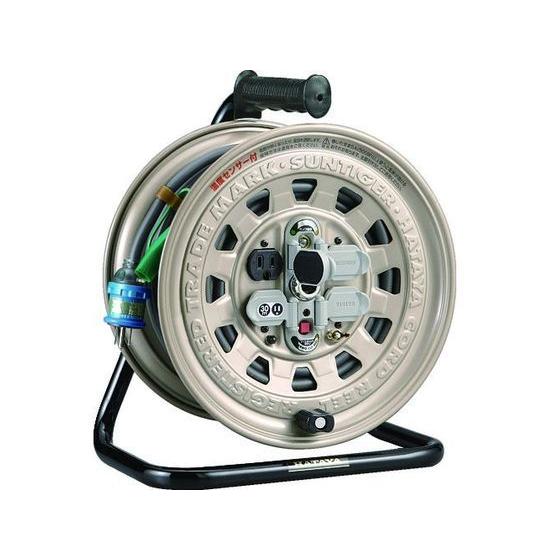 【お取り寄せ】ハタヤ サンタイガーリール 単相100Vアース付 30m サーモカット付 TGT-301KGX コードリール１００Ｖ コードリール 延長コード 工事用品