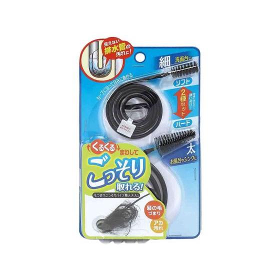 コジット 毛づまりごっそりパイプ職人スリム 38462 デッキブラシ ブラシ 掃除道具 清掃 掃除