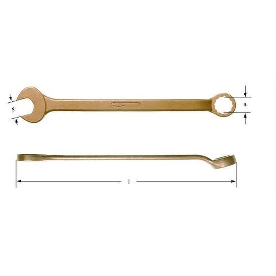 【お取り寄せ】Ampcoスイス 防爆コンビネーションレンチ 38mm AA0038B レンチ スパナ 防爆 絶縁工具 作業用品 工具