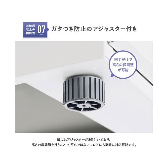 【メーカー直送】カグクロ 事務用両袖机 W1400 ニューグレー KD-147W【代引不可】【お客様組立】両袖机 スチールデスク ワゴン オフィスデスク 事務机の画像
