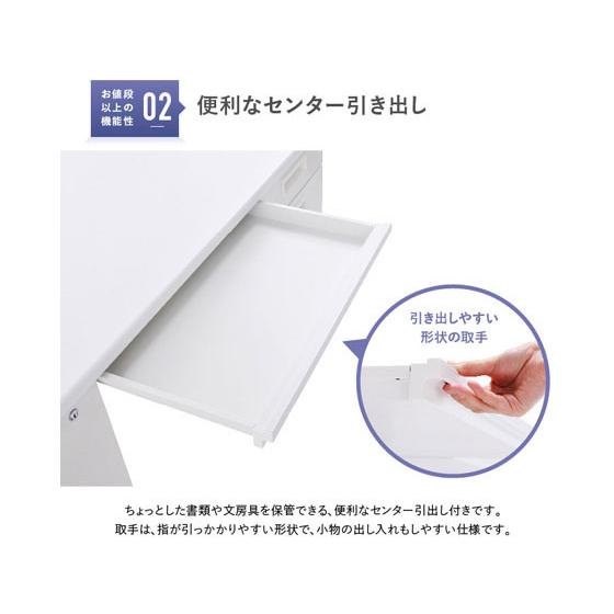 【メーカー直送】カグクロ 事務用両袖机 W1400 ホワイト KDW-147W【代引不可】【お客様組立】両袖机 スチールデスク ワゴン オフィスデスク 事務机 オフィス家具_1