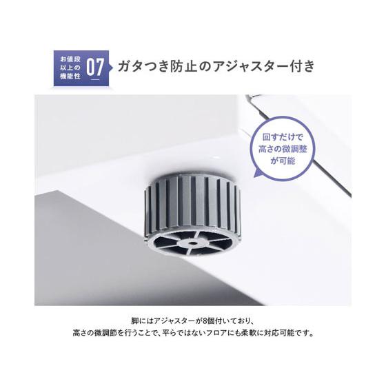 【メーカー直送】カグクロ 事務用両袖机 W1400 ナチュラル KDN-147W【代引不可】【お客様組立】両袖机 スチールデスク ワゴン オフィスデスク 事務机の画像