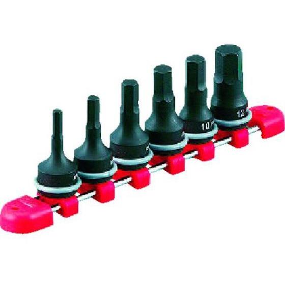 KTC/9.5sq.インパクトレンチ用ヘキサゴンレンチセット[6コ組]/TBTP306P