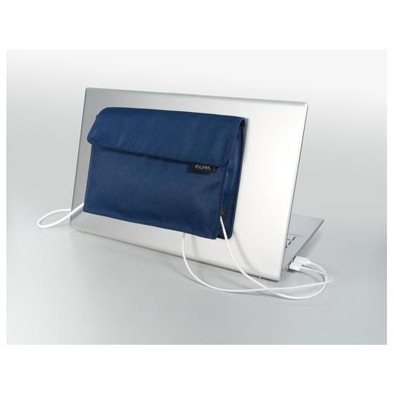 【お取り寄せ】朝日電器 ノートPCポケット (ネイビー OR-PO01(NV) スリーブ インナーバッグ ＰＣ パソコン 家電 |  | 03