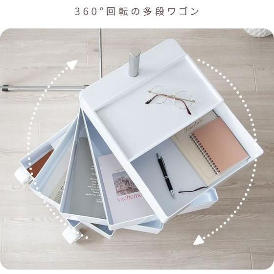 【メーカー直送】宮武製作所 マルチワゴン ライトグリーン WG-H001【代引不可】キッチンワゴン キッチン収納 収納家具 インテリア 収納 | 宮武製作所 | 02