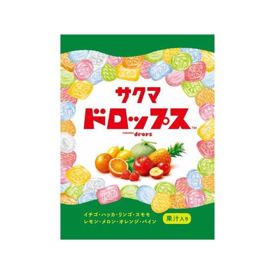 サクマ製菓 袋入りドロップス キャンディ 飴 グミ タブレット お菓子