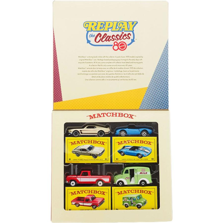 MATTEL（マテル） マッチボックス JHB37-9864 マテル80周年 4パック