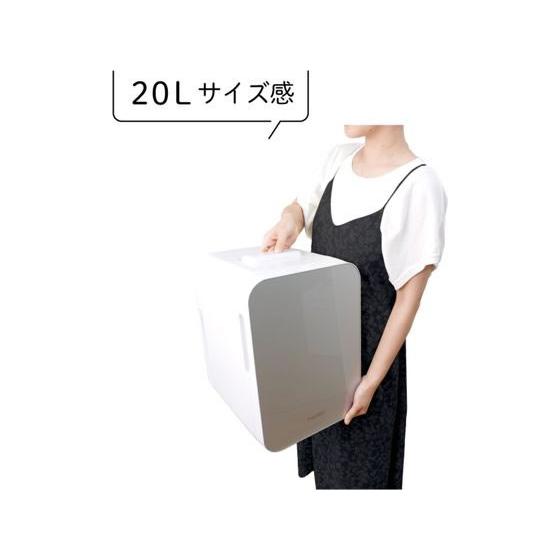 THANKO 自分専用おとしずか冷温庫 20L TKNJ24SWH ポータブル冷蔵庫 冷温庫 冷蔵庫 冷凍庫 キッチン家電の画像