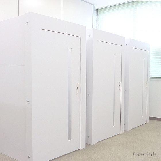 【メーカー直送】PAPER NEW STANDARD ワークブースボックス ナチュラルウッド【代引不可】【お客様組立】パネルスクリーン 自立パーテーション 間仕切り