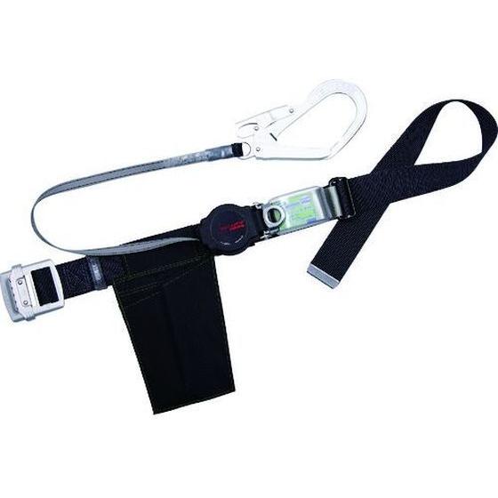 【お取り寄せ】ツヨロン 胴ベルト型墜落制止用器具 ワンハンドリトラ 軽量型 黒 M 墜落制止用器具 安全保護具 作業