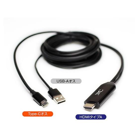 【お取り寄せ】カシムラ HDMI変換ケーブル Type-C専用 KD225 配線｜cocodecow