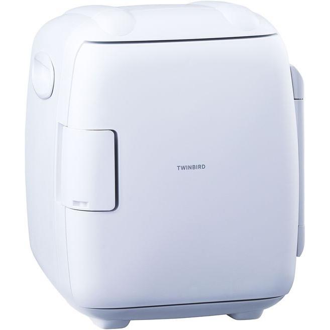 ツインバード 2電源式 コンパクト電子保冷保温ボックス HR-EB06W ポータブル冷蔵庫 冷温庫 冷蔵庫 冷凍庫 キッチン家電の画像