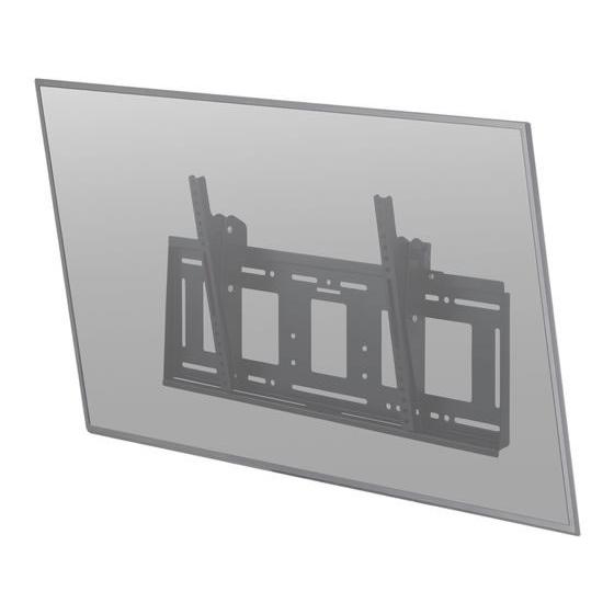ハヤミ工産 【メーカー直送】ハヤミ工産 100V型対応壁掛金具(前後