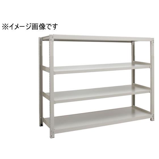 瀬戸内スチール/中量ラック3M 天地4段 単体IV H1800W1255 中量ラック スチールラック