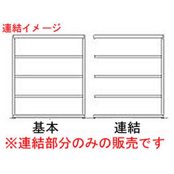 瀬戸内スチール/中量ラック3M 天地4段 連結IV H1800W1200 中量ラック スチールラック