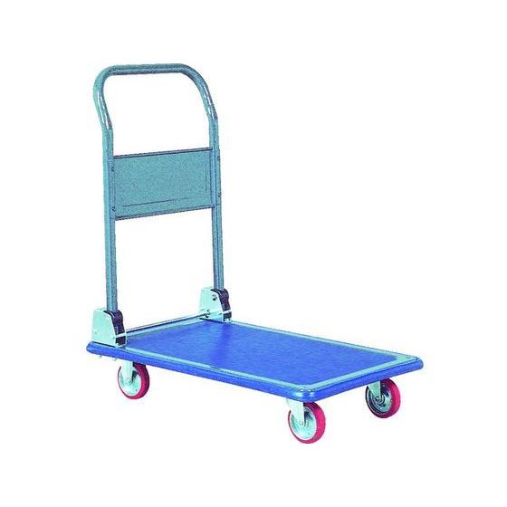 アイケー/プレス製運搬車 折畳ハンドルタイプ 均等荷重150kg 運搬台車 はしご 作業