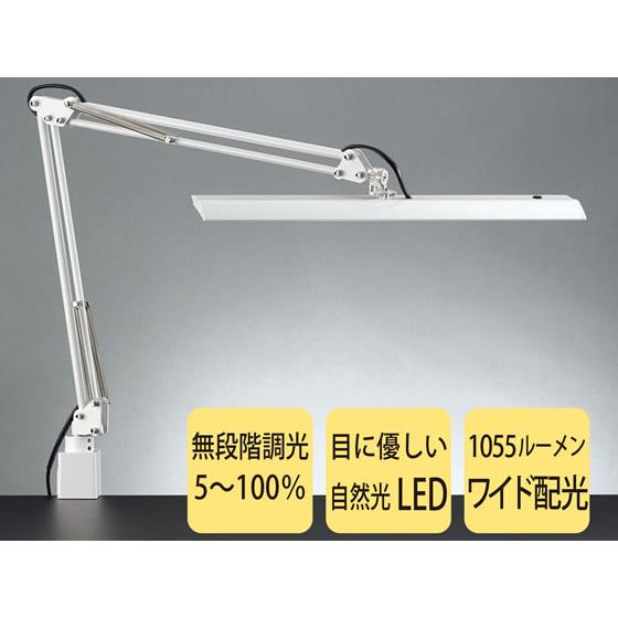 山田照明 Z-LIGHT ホワイト LEDデスクライト Z-10RW アームライト デスクライト スタンド ライト 照明器具 家電_1