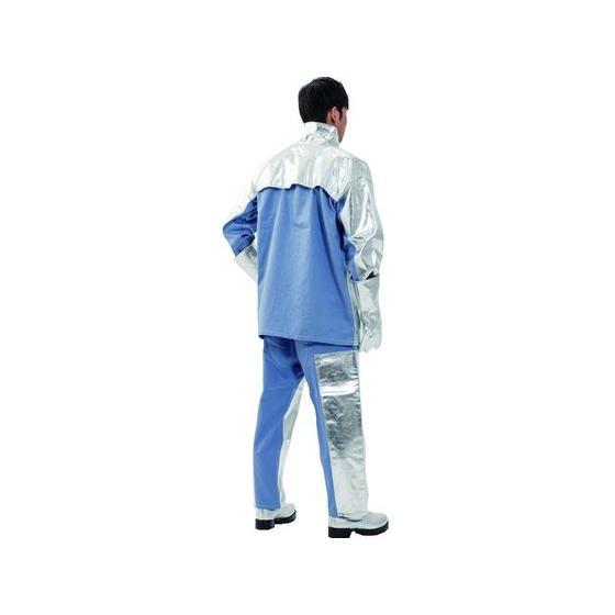 【お取り寄せ】日本エンコン アルミコンビ耐熱服 上衣 5020-L 防護服 保護服 特殊服 作業服 安全保護具 作業の画像