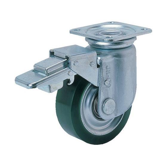 ヨドノ/重荷重用ウレタン車付自在車ブレーキ付/YRJMB200 キャスター 筐体 機構部材 金物 開発 施策支援 研究用