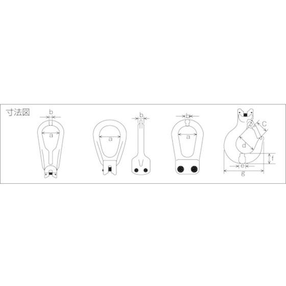 【お取り寄せ】象印 チェーンスリング100(ピンタイプ) 4-T-H-5 ワイヤー スリング 吊具 バランサー 物流 作業｜cocodecow｜02