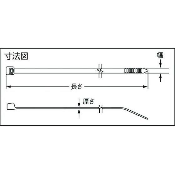 【お取り寄せ】パンドウイット NETIS認定 超耐久ナイロン12結束バンド(耐候性タイプ)100本入り PLT8LH-C120 結束バンド 結束工具 固定具 電気材料 生産加工 作業｜cocodecow｜04