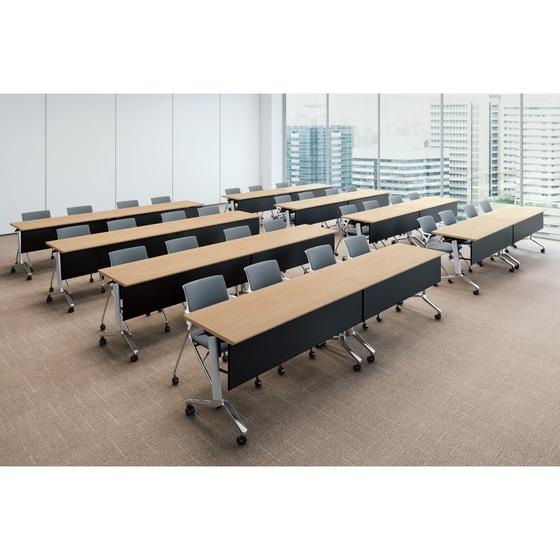【メーカー直送】コクヨ テーブル CONFEST ナチュラル W1800×D450【代引不可】フラップテーブル 折りたたみテーブル 長机 会議用テーブル オフィス家具_2