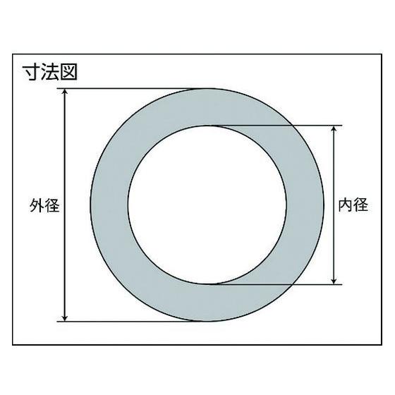 【お取り寄せ】TRUSCO ガスケット フランジ内パッキン 10K 20A 1.5T D6000-10K-TRUSCO ガスケット フランジ内パッキン 10K 20A 1.5T D6000-10K-20A-1.5T-RF｜cocodecow｜02