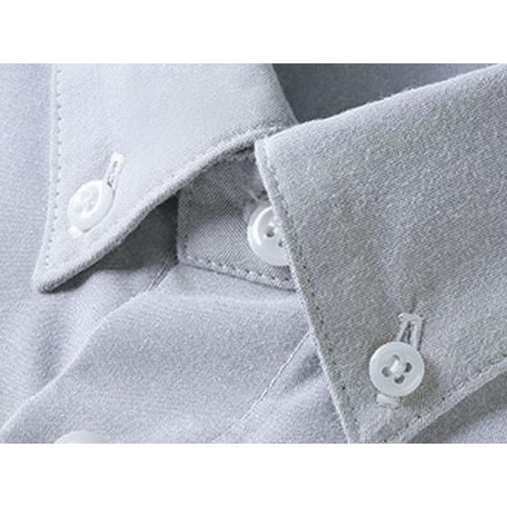 【お取り寄せ】住商モンブラン シャツ 兼用 長袖 グレー M SS009-91 シャツ レストラン カフェ 飲食店ユニフォーム ユニフォーム |  | 02