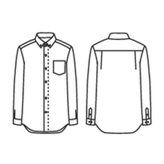 【お取り寄せ】住商モンブラン シャツ 兼用 長袖 グレー M SS009-91 シャツ レストラン カフェ 飲食店ユニフォーム ユニフォーム |  | 03