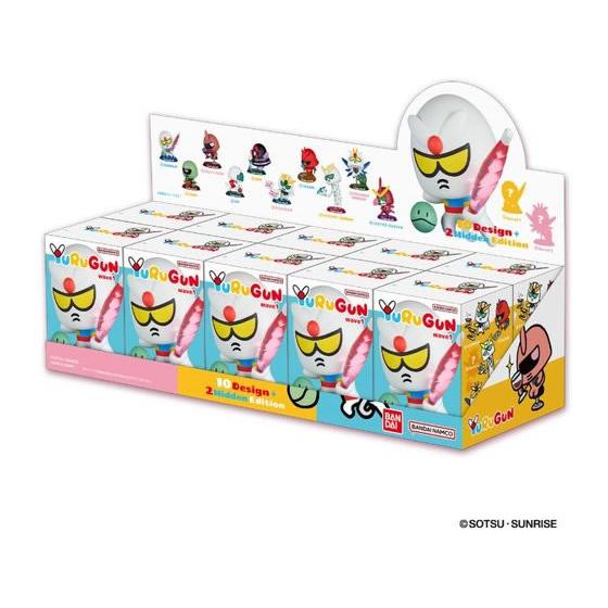 ガンダム　フィギュア　ゆるガン　YuRuGuN wave1 10種 バンダイ YURUGUN wave1 1BOX10個入 ぬいぐるみ 人形 おもちゃ ホビー