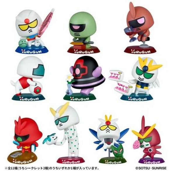 バンダイ YURUGUN wave1 1BOX10個入 ぬいぐるみ 人形 おもちゃ ホビー