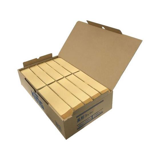 【メーカー直送】キングコーポレーション 長3 85g OKゴールド 1000枚×2箱【代引不可】長３ Ａ４判横三ツ折り用 長タイプ封筒 ノートの画像