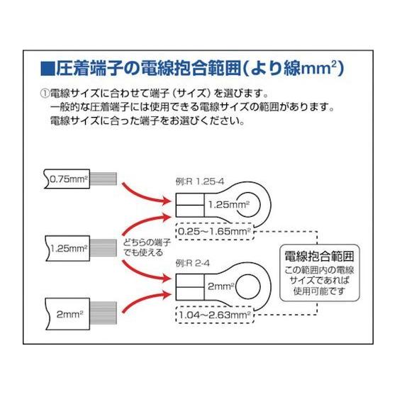 【お取り寄せ】TRUSCO 裸圧着端子丸形φ6.4長さ33.3 (3個入) T-R22-6TRUSCO 裸圧着端子丸形φ6.4長さ33.3 (3個入) T-R22-6｜cocodecow｜02