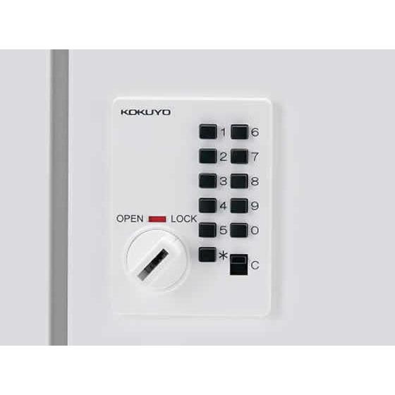 【メーカー直送】コクヨ イノン パーソナルロッカー 6人 プッシュオート錠 穴無 B電源無 白【代引不可】【組立・設置・送料無料】スチールロッカー キャビネット_1