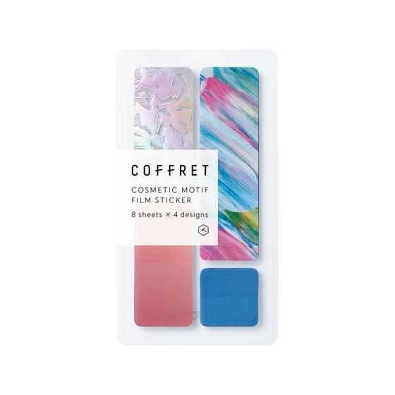 キングジム フィルムシール コフレ BAR (ピンクフロート) COFB004 デコレーション用マスキングテープ シールタイプ デコレーショングッズ | KING JIM | 01