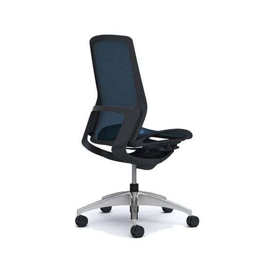 【メーカー直送】オカムラ フィノラ ハイバック 座メッシュ 肘無し Dブルー C735AR【代引不可】【組立・設置・送料無料】肘なし メッシュチェア オフィスチェア_1