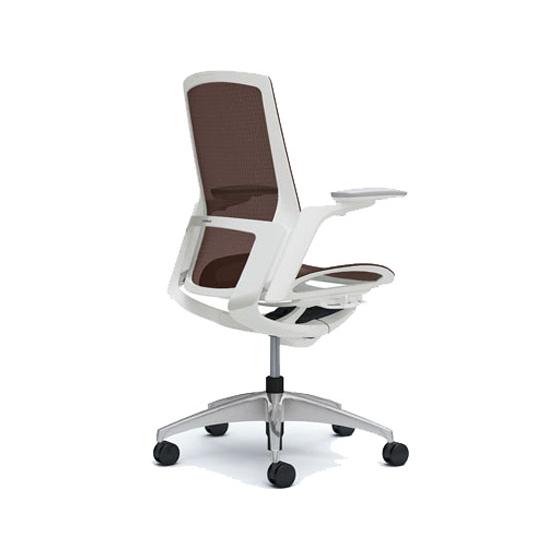 【メーカー直送】オカムラ フィノラ ハイバック 座メッシュ アジャスト肘 Dブラウン C785CW【代引不可】【組立・設置・送料無料】肘付き 可動肘タイプ_1