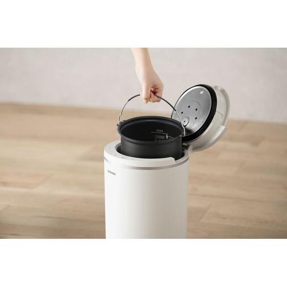 IRIS OHYAMA（アイリスオーヤマ） 丸洗いスチーム加湿器400mL ホワイト 