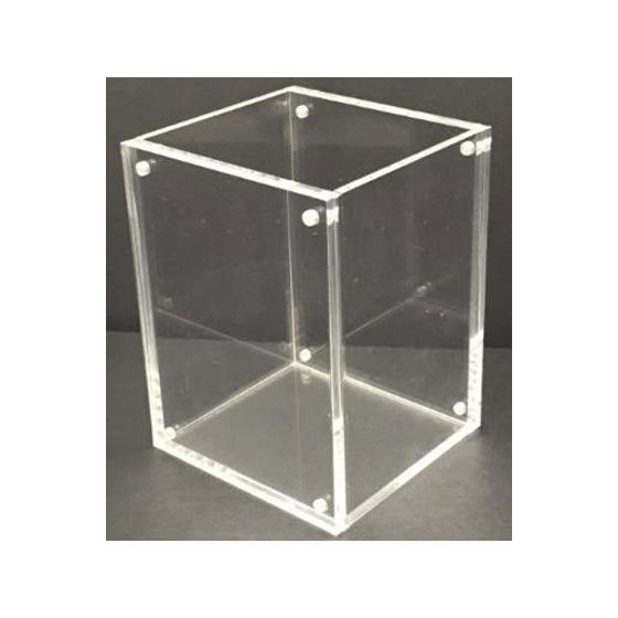 スマイル/アクリルPOPホルダー付ツールスタンド×48個/746587 ディスプレイケース ディスプレイボックス 店舗什器 値札 陳列 ＰＯＰ 掲示用品