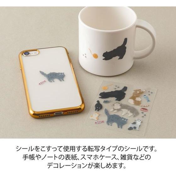 【お取り寄せ】デザインフィル 転写シール ツヤ ネコ柄 82700006 デコレーションシール デコレーショングッズ |  | 03