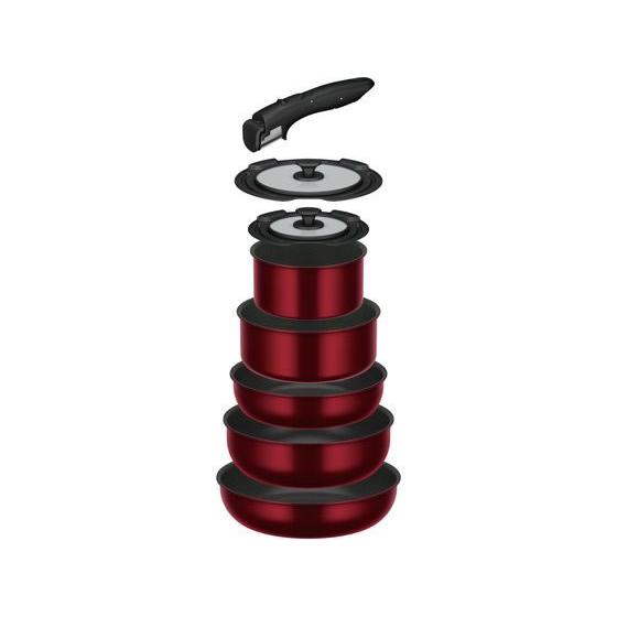 THERMOS（サーモス） 取っ手のとれるフライパン8点セット IH・ガス対応