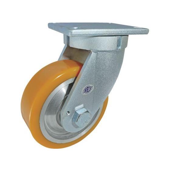 ヨドノ 超重量用高硬度ウレタン自在車 2000kg用 HDUJ200 キャスター 筐体 機構部材 金物 開発 施策支援 研究用