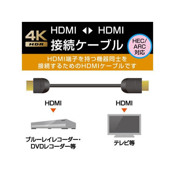 ELECOM（エレコム） 【お取り寄せ】エレコム 長尺HDMIケーブル 4K2K