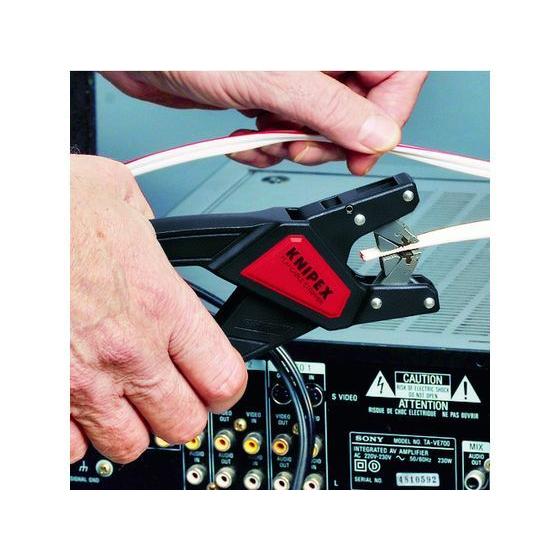 【お取り寄せ】KNIPEX フラットケーブル用ストリッパー 1264-180 ケーブルストリッパー 空調 電設資材 作業用品 工具_1