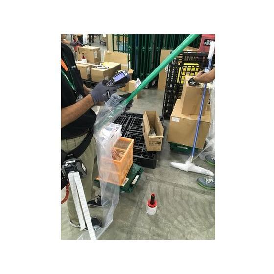 【お取り寄せ】TRUSCO ポリ熱電子管 0.15×550×100M巻 (1巻入) UPT-550 渦巻形型 ティッシュ型ポリ袋 ポリ袋