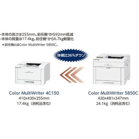 MultiWriter 【お取り寄せ】NEC A4カラーページプリンタ 4C150 PR