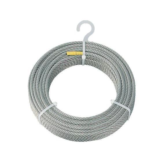 【お取り寄せ】TRUSCO ステンレスワイヤロープ Φ8.0mm×50m CWS-8S50 チェーン ワイヤー 接合金物 土木 建築資材