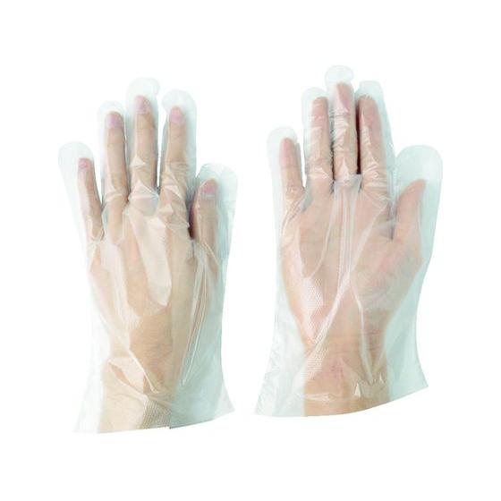 川西 ポリエチレン手袋カタエンボス (1袋(箱)=100枚入) 2016-S ポリエチレン 使い捨て手袋 作業用手袋 | 